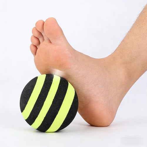 ZJchao Foam for Deep Tissue Release – High-Density EVA Roller for, Physical, Sports Recovery & Myofascial Self- (Large, 4.5")