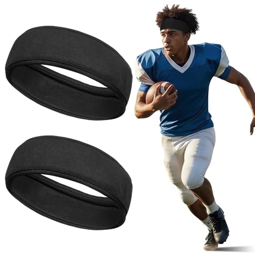 2 Pcs Protective Headband for Flag Football Soccer Headgear - size: Medium