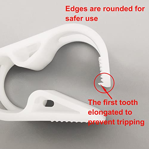 10PCS 10-16mm/2/5''-2/3'' Plastic Clamps for Tubing 8 Grades Adjustable Flow Control Plastic Clips Shut off Laboratory Industry Hose Pinch Valve - size: for tube OD 2/5''-2/3'' (10-16mm)