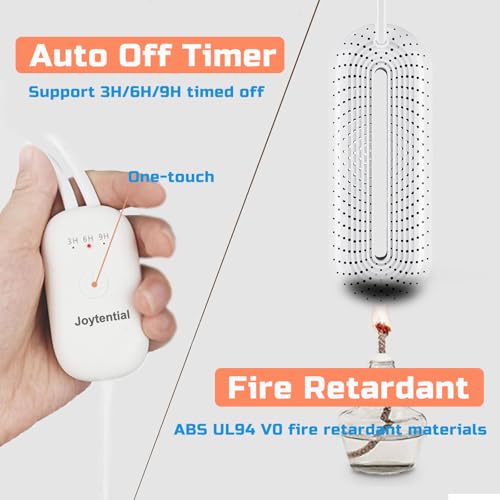 Electric Boot Dryer, Shoe Dryer, Footwear Dryers with 3/6/9 Hours Timer, Silent Portable Dryers for Sneakers