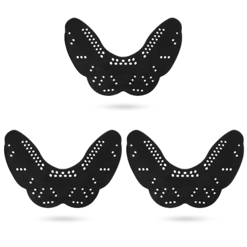 3PCS Sports Mouth Guard, EVA Boxing Athletic Mouthguards Shock Mouth Guards Protector Tool for Boxing, Basketball, Soccer, Hockey, Lacrosse, Taekwondo, Football (Black, 3PCS) - color: Black, size: 3PCS