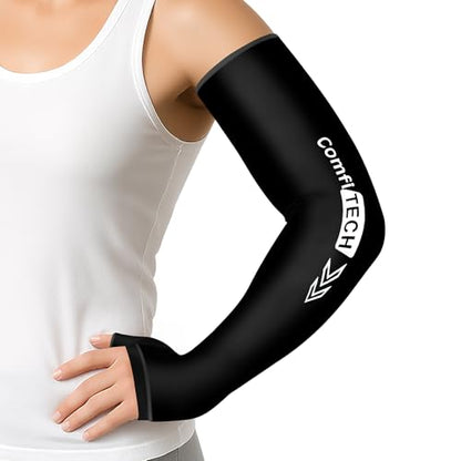 ComfiTECH Full Arm Wrist Ice Pack Wrap, Tennis Cold Sleeve, Medium - size: Medium