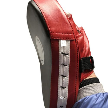 BESPORTBLE Boxing Punching Mitts Pu Leather Focus Pads Adjustable Buckle Breathable Palm for Martial Arts Training Muay Thai Karate Kickboxing Taekwondo