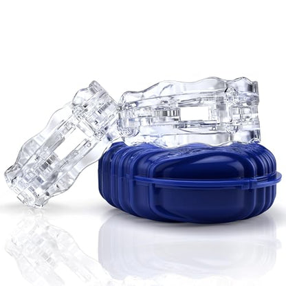 SilentZPro 2.0 – USA Designed FDA-Cleared Anti Snoring Mouthguards (Set of 2, Medium Size) – Fully Adjustable Anti Snore Mouthpieces with Patented Design for a Silent Night`s Sleep