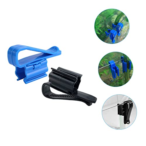 Didiseaon 8pcs Water Hose Clip Tube Hanger for Fish Tank Aquarium Easy Installation Hose Clamp for Securely Holding Water Tubes