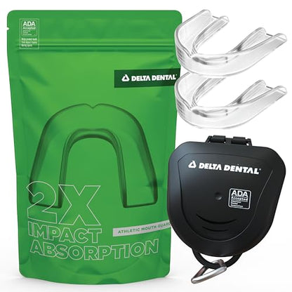 Mouth Guard, ADA Accepted, Mouthguard for Braces, Youth Clear - color: Clear, size: Youth