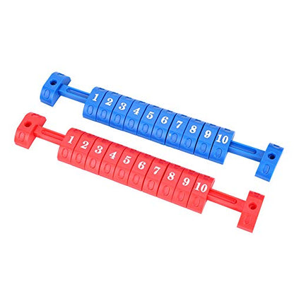 2 PCS Foosball Scoring Counters, Score Keeper, 10 Numbers Scoring Score Counter Indicator for Standard Foosball Tables