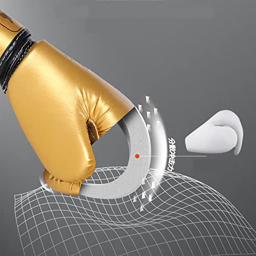 Wesing Kids Boxing Gloves for Boys and Girls, Youth Boxing Training Gloves, 6oz Kids Sparring Punching Gloves for Punching Bag, Kickboxing, Muay Thai - color: Gold
