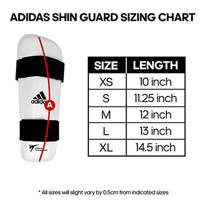 adidas WT Approved Taekwondo Shin Protector - size: Medium