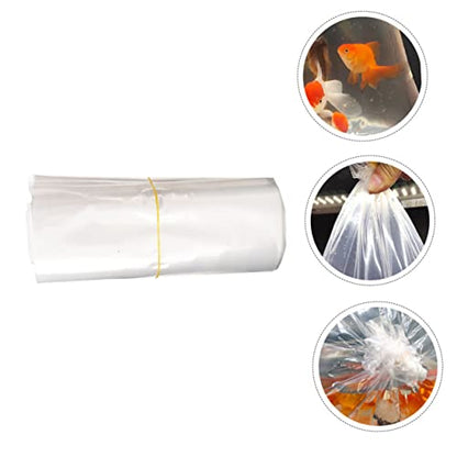 50PCS Leak-proof Plastic Fish Transport Bags for Live Fish Shipping Oxygenated Aquarium Packing Bags Sturdy and Secure for Outdoor Use