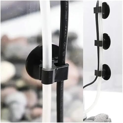 20Pcs Aquarium Accessories Aquarium Suction Cup Clip Fish Tank Oxygen Tube Hose Pump Power Cord Buckle Wire Finisher Suction Cups