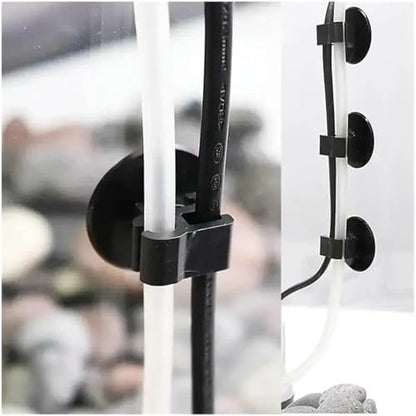 20Pcs Aquarium Accessories Aquarium Suction Cup Clip Fish Tank Oxygen Tube Hose Pump Power Cord Buckle Wire Finisher Suction Cups