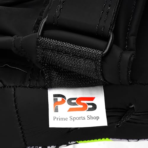 PSS Boxing Focus Pads - Hook & Jab Punch Mitts for MMA, Kickboxing, Karate, Muay Thai, and Taekwondo Training - Hand Target Strike Shield Punching Gloves Pad - color: Black/Grey