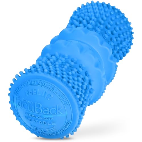 Dr. Cohen’s Deep Tissue Massage Roller-acuBack Heatable Massage Roller - Better Than Any Foam Roller for Exercise, Massage and Muscle Recovery- Physical Therapy Back Roller Muscle Massager Tool - color: Acuback