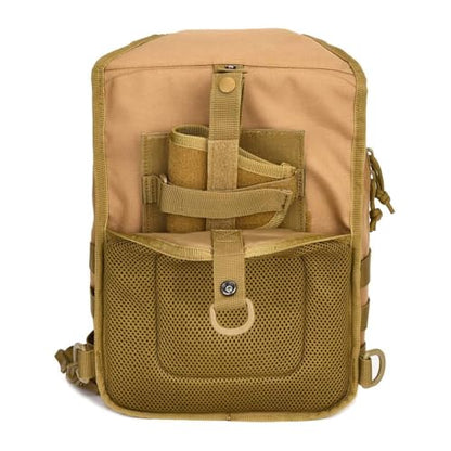 REEBOW GEAR Tactical Sling Bag Single Shoulder Every Day Carry Backpack - color: Style 07 Tan