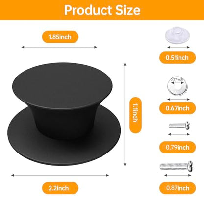 2Pcs Universal Pot Lid Replacement Knobs, Silicone Pan Lid Holding Handles, Heat Resistant and Prevent Static Electricity, Non-Slip Handle for Kitchen Cookware Lids and Covers