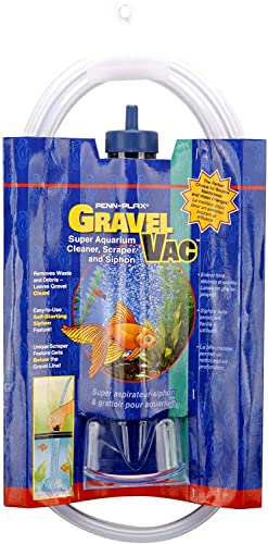 Penn-Plax Gravel Vacuum for Aquariums | Make cleaning and tank maintenance quicker and easier (GV9)