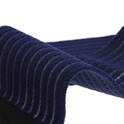 Elastic Ankle Support Bandage Breathable Ankle Brace Guard Sports Knee Elbow Wrist Calf Thigh Compression Wrap Ankle Exercise Wrap Strap for Running Riding Fitness - color: Blue