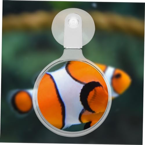 GANAZONO Glass for Aquariums Multifunctional Viewer Strong Cup for Betta Fish Landscapes and Small Animals Observation