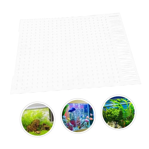 POPETPOP Fish Tank Accessory Clear Acrylic Isolation Board 20x30cm Suction Cup Divider for Aquarium