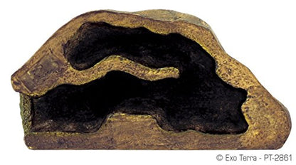 Exo Terra Reptile Den, Hideout Tunnel System for Terrariums, Small, PT2861