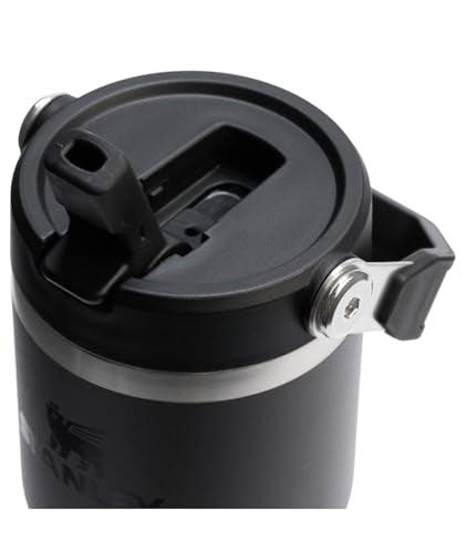 STANLEY IceFlow 2.0 Flip Straw Tumbler, 14 oz, Black 2.0 - color: Black 2.0, size: 14 Ounces