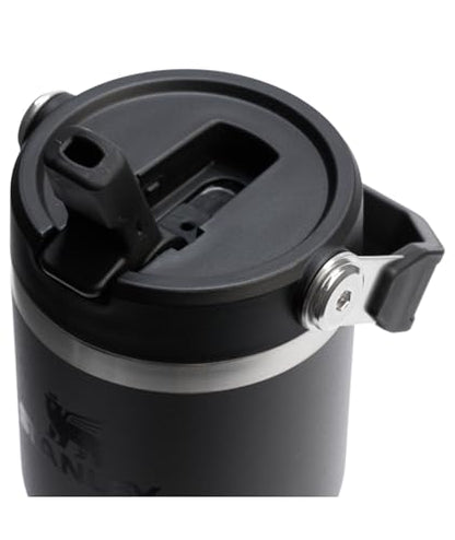 STANLEY IceFlow 2.0 Flip Straw Tumbler, 14 oz, Black 2.0 - color: Black 2.0, size: 14 Ounces