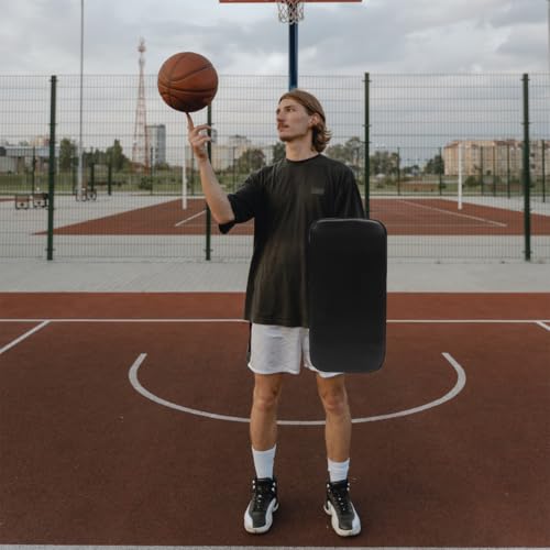 Mipcase Football Training Blocking Pad, Sports Training Blocking Mat for Basketball Contact Drills, Wear-Resistant Handheld Blocking Pad, Black