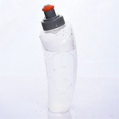AONIJIE 250ML/350ML/500ML/600ML Portable TPU Soft Water Bottle Folding Soft Flasks For Outdoor Marathon Running Hydration Camping Hiking - color: 250ML-PP5