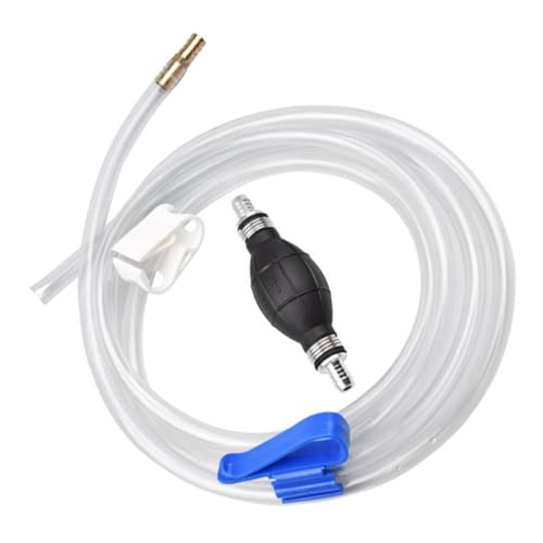 Levemolo Manual Siphon Pump Water Suction Hose Set, Vehicle Guide Oil Tube for Gasoline Diesel Transfer, Multipurpose Liquid Extractor for Car and Home Use