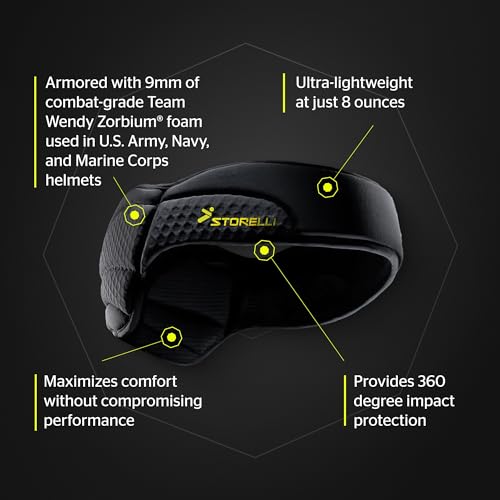 Storelli ExoShield Head Guard, Military-Grade Head Protection, Foam Padding Headband, Official Headgear of US Club Soccer - style: Classic - Size 1
