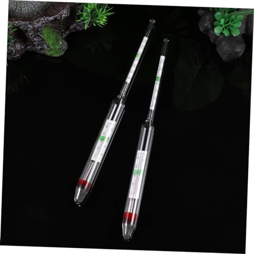 2pcs Aquarium Hydrometer Salt Water Meter Sea Salt Digital Thermometer