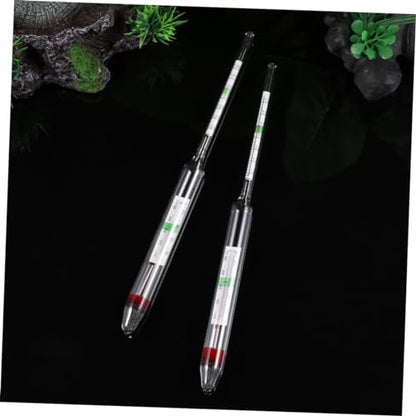 2pcs Aquarium Hydrometer Salt Water Meter Sea Salt Digital Thermometer