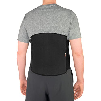 Universal Back Compression Support – Hot and Cold Therapy System Adjustable Back Brace with Direct Stick Packs & Dual Compression Straps – Breathable & Hypoallergenic Design - style: Back