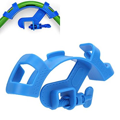 GLOGLOW Hose Holder, Aquarium Water Pipe Tube Clamp Aquarium Mounting Clip Water Tube Pipe Clamp Holder Fish Tank Mounting Clips for Cleaning Water Changing