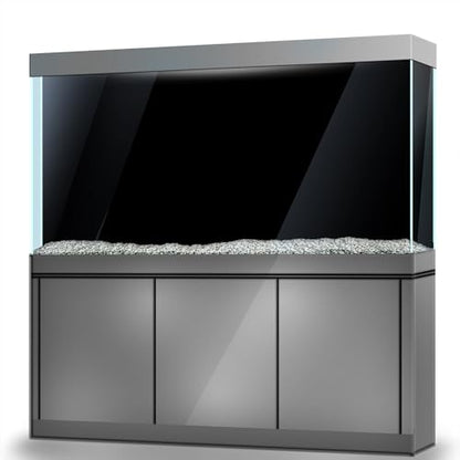Static Cling Aquarium Background - Large Black Fish Tank Sticker | Easy Install for Glass Tanks, No Residue, Reusable(240 x 60 cm / (94x24 inches),Black) - size: 240 x 60 cm / (94x24 inches)