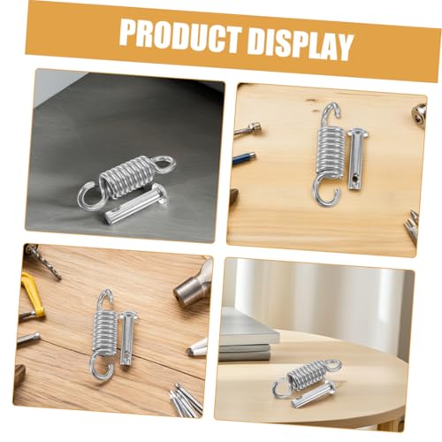 Hanging Chair Swing Hook Set with Pin, 2 Sets Spring Steel Hardware