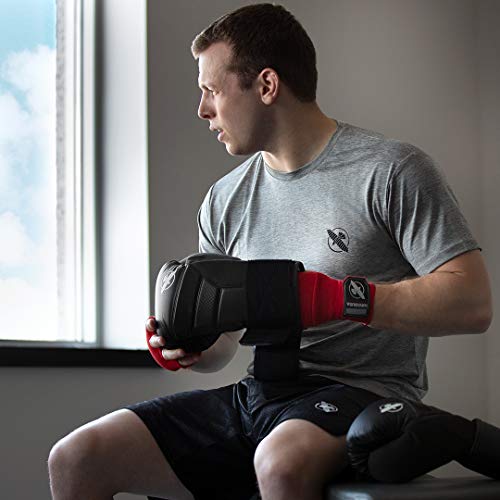 Hayabusa Quick Gel Hand Wrap Boxing Gloves | Slip-On Design, Padded Knuckle Protection, Hook and Loop Closure, Muay Thai Kickboxing, Men and Women, Sparring