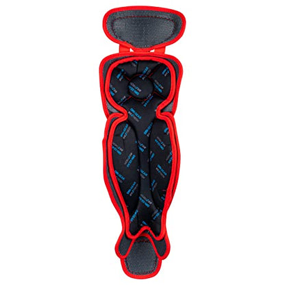 Champro Optimus Pro Catcher/Umpire Leg Guards - color: Scarlet, size: 13.5"