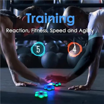 Reaction Training Kit Smart Pods for Speed, Reaction Training Light System with App Exercises to Improve Speed Agility, Reflex, for Boxing, Sports, and Fun