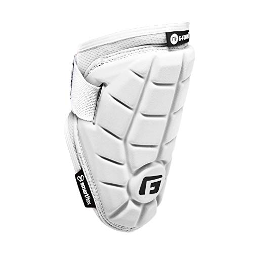 G-Form Elite Speed Batter's Baseball Elbow Guard - Elbow Pad with Adjustable Straps - color: White, size: Adult S/M