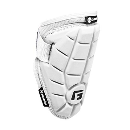 G-Form Elite Speed Batter's Baseball Elbow Guard - Elbow Pad with Adjustable Straps - color: White, size: Adult S/M