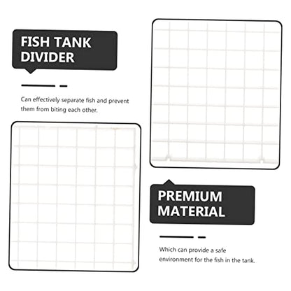 Kisangel 6pcs Fish Tank Divider Board Aquarium Compartment Material for Fish Breeding and Separation - size: 30X15cm