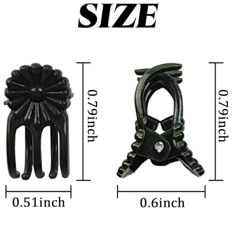 200PCS Plant Clips, Orchid Clips Plant Orchid Support Clips Flower and Vine Clips for Supporting Stems Vines Grow Upright Dark Green