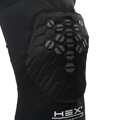 McDavid HEX Viz knee/Elbow Pad Pair Black/Grey S - color: NEW Black, size: Small
