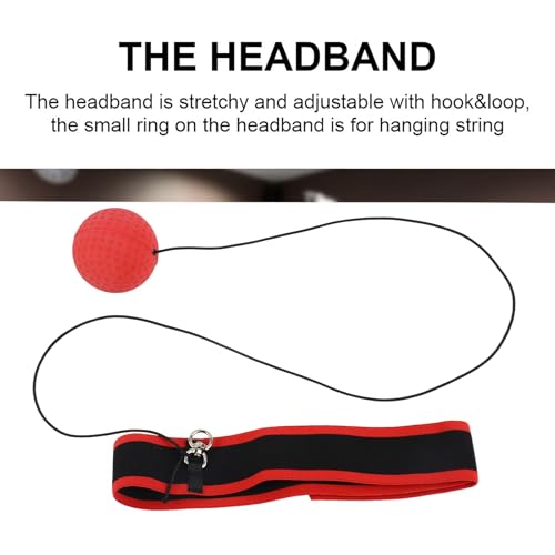 Dioche Boxing Reflex Balls with Adjustable Headband, Multi-Functional Foot Kick Target Speed Punching Pad for Speed and Hand Eye Coordination Training, Boxing