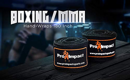 180 Inch Mexican Style Boxing Hand Wraps – Stretchable Wrist & Knuckle Support for MMA, Muay Thai, Kickboxing, Heavy Bag & Combat Training – Men & Women - color: Purple