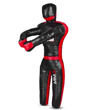 MMA Standing Grappling Dummy – Unfilled Vinyl Dummy for BJJ, Judo, Karate, Wrestling, Self-Defense Training – Jiu Jitsu Practice for Adults, Kids, Youth – Tackling Dummy Unfilled - size: Kid - 120cm