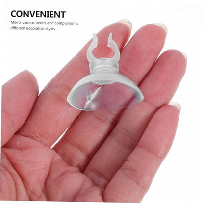 Yardwe 9pcs Aquarium Tubing Holders with Suction Cups Durable PVC Clamps for Secure Inlet Outlet Pipes for Fish Tanks and Decorative Flexibility - size: 3.30X3.30X2.2CM