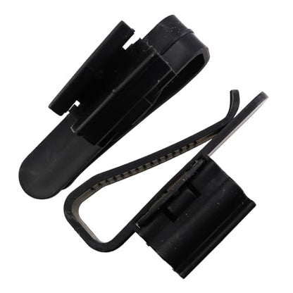 6PCS 9.7x5.3cm Black Hose Holders Adjustable Fish Tank Hose Clamp Aquarium Hose Clamp ABS Plastic Clip Suitable for Pipe with a Diameter of 8-16mm